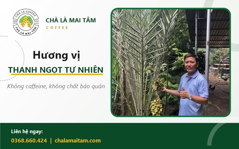 cà phê chà là nguyên chất